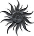 Metal Sun Wall Art Decor-17.3 inches Rustic Retro Metal Sun Hanging Decoration for Indoor Outdoor,Gift for Mom Dad Friends(Gold)...