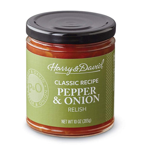 Harry & David Classic Recipe Pepper & Onion Relish (10 Ounces), Hot Dog Topping, Hamburger Relish, Condiment Staple...