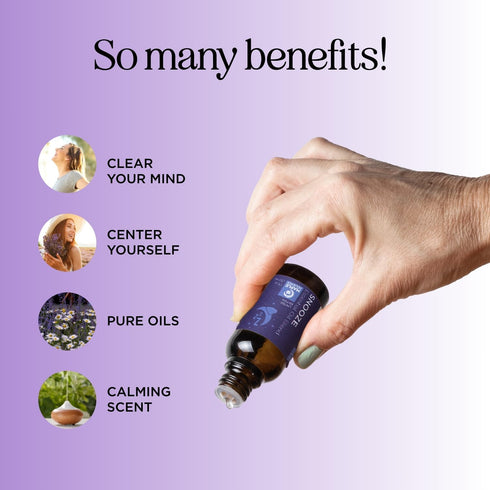 Sleep Essential Oil Blend for Diffuser - Snooze Blend Essential Oil for Sleep with Lavender Roman Chamomile Cedarwood and More - Sleep Aromatherap...