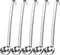 Cunhill 5 Pcs Soup Ladles Serving Ladles Stainless Steel Ladles with Long Handle for Serving, Cooking, Stirring, Portioning Kitchen Restaurant Acc...