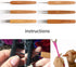 Dreadlocks Crochet Hook for Hair 3pcs/set (1 hook, 2 hooks, 3 hooks) 0.75mm Dreadlock Hooks with Wooden Handle Crochet Needles for Hair Dreadlock ...