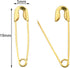 Mini Safety Pin 500PCS Gold 19mm Tiny Metal Fastening Safety Clips for Jewellery Costume Tag (Gold-500pcs)...
