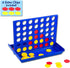 4 in a Row Game - 6 Spare Discs Included, Classic Board Game for Kids, Classic Four in a Row, Family Fun Games for Age 3 4 5 6 7 Year Old Boys Gir...