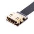 JSER CYFPV Down Angled 90 Degree HDMI Male to Female FPC Flat Cable for HDTV Multicopter Aerial Photography (0.2m)...