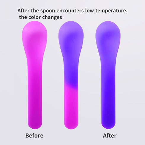 80 Color-Changing Spoons-Cake Pudding Spoons- Birthday Celebration Spoons-Great for Parties -Reusable-Individually Wrapped!...