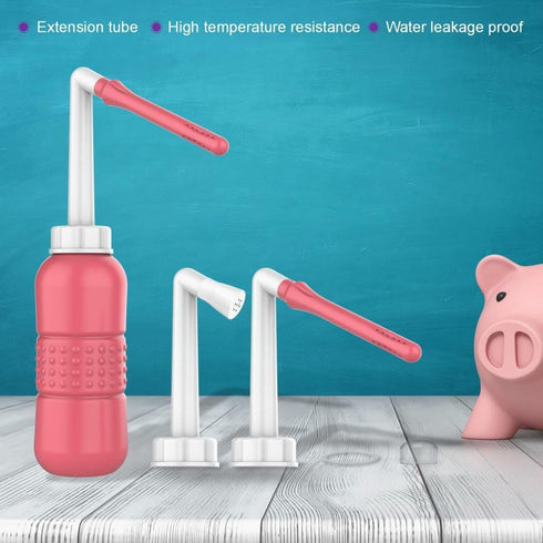 2in1 Portable Hand-held Vulva and Anus Cleaner and Personal Health Vaginal Washing Container, Travel Urinal Spray Scrubber for Personal Hygiene (P...