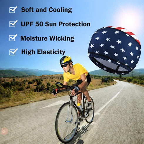 Skull Cap Helmet Liner Hard Hat Liner Running Beanie Head Wrap Bicycle Football Sweat Wicking Cycling Caps for Men Women...