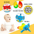 Baby Teething Toys | Crinkle Baby Toys | Cuddly Snuggle Teether, Black and White Soother Towel BPA Free Plush Sensory Teethers Toys for Newborns, ...