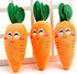 1Pc Soft Dog Toys Cute Carrot Plush Chew Squeaker Plush Dog and Cat Toys with Multi-Squeaks Sound Pet Puppy Supplies Dog Squeak Toys...