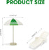 Set of 5 Mini Beach Umbrella Dollhouse Decor: 6x4cm Ornament Plastic Miniature Sunshade with Base DIY Accessories for Yard, Garden, Swimming Pool,...