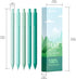 Kaco PURE Eco Friendly Gel Ink Pen 100% Recycled Plastic 5 Pieces Aesthetic Pens School Office Stationery...