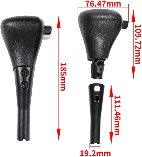 Shifter Knob Handle Compatible with Honda Accord 2003-2006 Automatic Gear Shift Handle Lever 54131-SDA-A51 54130-SDA-A84ZB...
