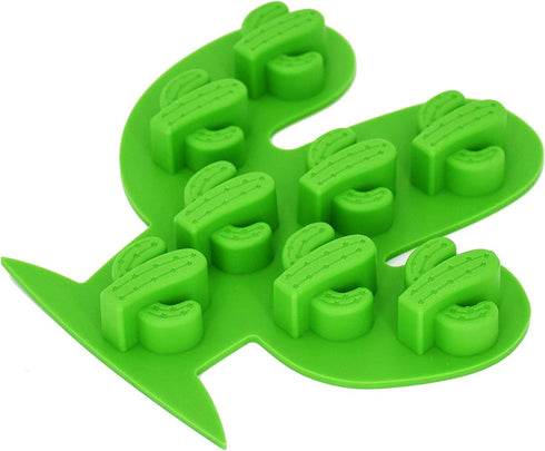 Fewo 2Pcs Mini Cactus Ice Cube Tray, Cacti Silicone Molds Set for Chocolate Candy Cake Cupcake Soap Baking Jello Cookie Wax Crayon...