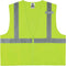 Ergodyne Unisex - Class 2 Standard Solid Vest Zipper, Zippered Lime, XX-Large-3X-Large US...