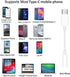 USB C to 3.5mm Headphone Jack Adapter Compatible with Pixel 6 5 4 3 2 XL, iPhone 15 Pro Max, iPad Pro 2022 2021 2020 2018, Sony HTC Moto Samsung G...