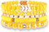 Beaded Stretch Bracelets for Women Multilayered Colorful Crystal Heishi Bead Bracelets Boho Stackable Strand Bracelet Set Summer Beach Surfer Brac...