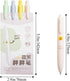 M&G Retractable Gel Ballpoint Pens 0.5mm, 10 Pcs Fat Gel Pens Fine Point Black Ink, Cute Gel Pen With Smiley Face Colorful, Ballpoint Pens Smooth ...