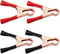 4 Pcs Insulated Alligator Clips, 50A Heavy Duty Alligator Clamps Black Red Boot Metal Spring Loaded Truck Car Battery Electric Test Clips for Car ...
