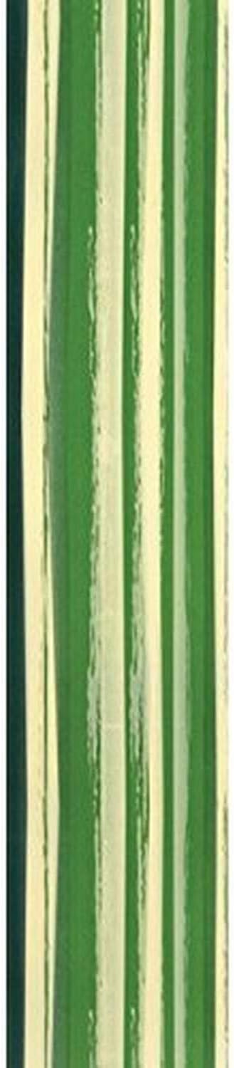 Berwick Offray 4" Wide Tru-Life Ribbon for Decoration, 50-Yard Spool, Tropical Green and Yellow Leaves...