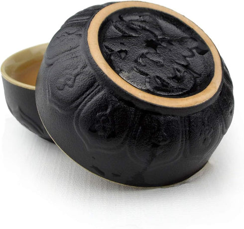 Travel Set KungFu Tea Black 200ml Pot Cups with Black Portable Packaging Bag...