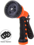 Garden Hose Nozzle Hand Sprayer 7 Pattern High Pressure Watering Nozzles Spray Gun...