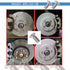 8PCS Brake Disc Rotor Screws?Stainless Steel Retaining Screws for Front and Rear?93600-06014-0H?Compatible with Honda, Acura, Kia Models and Hyund...