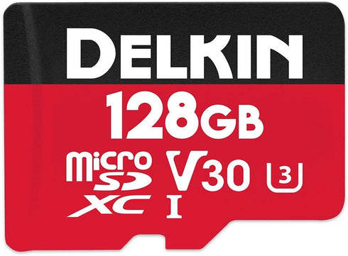 Delkin Devices 128GB Select microSDXC UHS-I (V30) Memory Card (DDMSDR500128)...