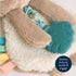 Itzy Ritzy - Itzy Lovey Including Teether - Baby Lovey with Teether, Textured Ribbons & Dangle Arms - Features Crinkle Sound, Sherpa Fabric and Mi...