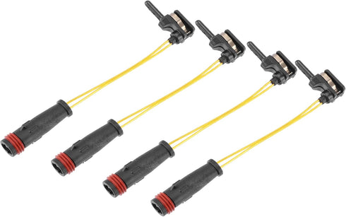 ACROPIX Car Brake Pad Sensor Front Rear Disc Brake Pad Wear Indicator Sensor Fit for Mercedes-Benz C230 - Pack of 4 Black...