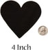 Playfully Ever After 4 inch Felt Hearts 16pc - White...