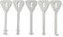 5pcs Cabinets Repair Kits Emergency Pocket Toolset?Silver?...