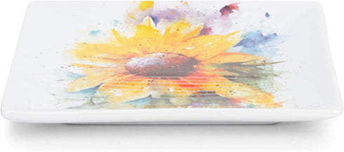 Demdaco 3005050988 Sunflower Snack Plate, Multicolored...