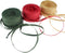 CREATRILL 3 Rolls Red Green Kraft 1/4" by 492 Feet Raffia Ribbon/String, 164 Feet Each Roll, Packing Paper Twine for Christmas...