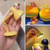 Mini Lamp Refrigerator Magnet, Cute LED Table Fold-able Lamp Novelty Fridge Magnet, Night Study Travel Portable Lamp (Yellow)...