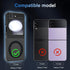 Magnetic Case for Galaxy Z Flip 5 5G Case, Compatible with Mag Safe Wireless Charger, Translucent Frosted Matte Back Slim Fit Shockproof Protectiv...