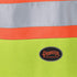 Pioneer High Visibility, Lightweight, Breathable Birdseye Short Sleeved Crew Neck Safety Shirt with Chest Pocket, Hook and Loop Closure, Reflectiv...
