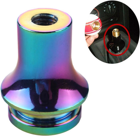 DEWHEL Shift KNOB Boot Retainer/Adapter for Manual Gear Shifter Lever 10X1.25 (Neo Chrome)...
