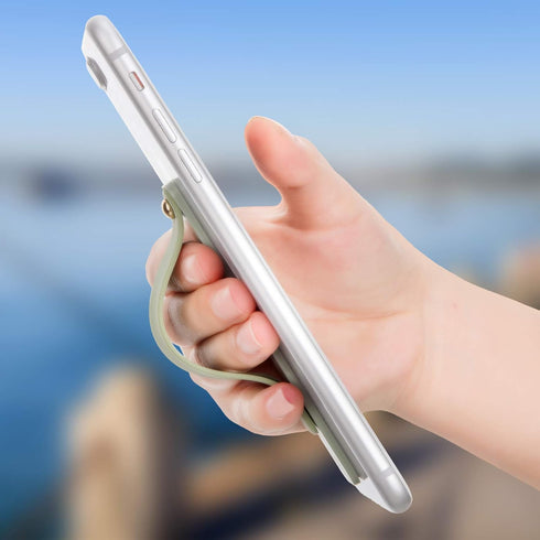 Weewooday 6 Pieces Phone Grip Holder Cell Phone Grip Strap Telescopic Finger Strap Stand Universal Finger Kickstand for Most Smartphones(Soft Colo...