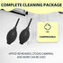 2Pack Photography Studio Dust Cleaning Rocket Air Blower - Soft Tip Silicone Bulb Blower for Camera Lens, Sensor, LCD Screen - Dust Cleaner with M...