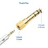 Cable Matters 2-Pack 1/4 to 1/8 Headphone Adapter, 6.35mm to 3.5mm Adapter Male to Female, Gold Plated Stereo Headphone 3.5mm to 1/4 Adapter...