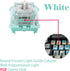 Gateron Jade Series Pre-Lubed Linear White Keyboard Switch,3-Pin 38gf Double Spring Switche,for MX Gaming Mechanical Keyboard(Jade White,10PCS)...