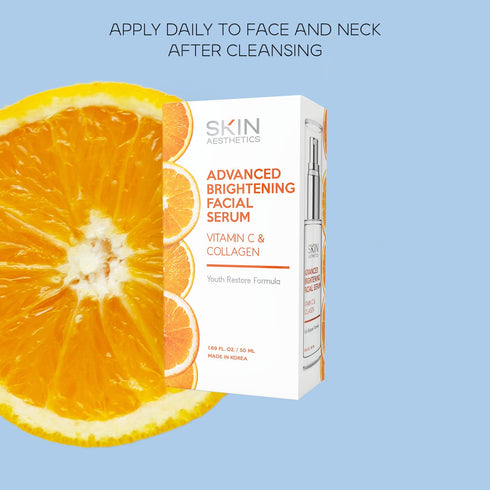 Vitamin C Serum With Collagen - Dermatologist Tested - Korean Skin Care for Dark Spots & Skin Brightening - Anti Aging & Acne Facial Serum - Cruel...