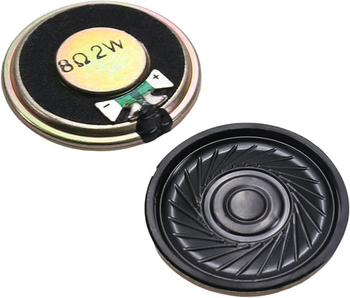 Fielect DIY Magnetic Speaker 2W 8 Ohm 36mm Diameter Round Shape Replacement Loudspeaker 2pcs...