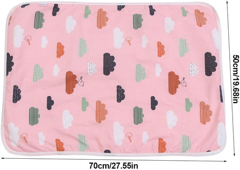 Ultra-Soft Large Washable Baby Changing Pad Mats Baby Cotton Urine Mat Diaper Nappy Bedding Changing Cover Pad Disposable Sanitary Baby Infant Tod...