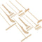 12 PCS Mini Zen Garden Rakes, Professional Bamboo Sand Zen Garden Rake Tools Elegant Zen Garden Accessories Kit for Garden Decoration, Gift Giving...