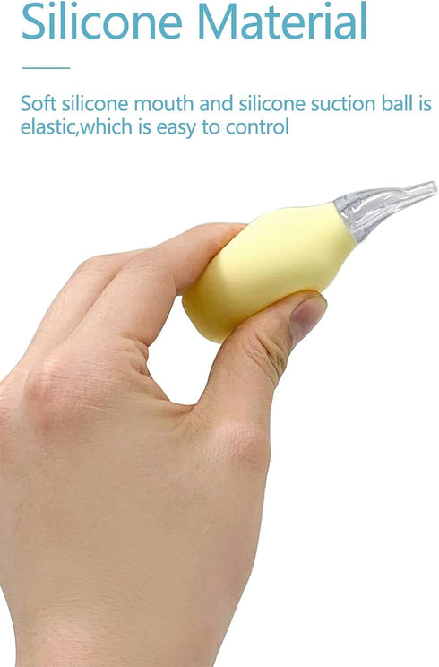 3pcs Nasal Aspirator for Baby Toddlers Nose Cleaner Booger Sucker Remover for Infant Nose Congestion Relief...