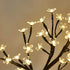 PEIDUO 17.5 Inch Lighted Cherry Blossom Tree, 48 Warm White Lights Plug in Adapter, Light up Bonsai Tree for Christmas Indoor Home Bedroom Living ...