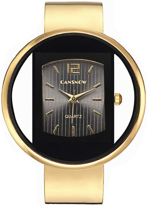 Weicam Women Girls Creative Watches Cuff Bangle Bracelet Analog Quartz Wrist Watches...