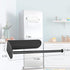 Kitchen Magnetic Stainless Steel Paper Towel Holder for Refrigerator, Grill, Toolbox (Magnetic-30cm-Black-B)...
