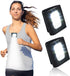 GOANDO Running Lights 2 Pack Safety Jogging LED Light for Runners and Joggers High Visibility Reflective Running Gear with USB Charging Line and S...
